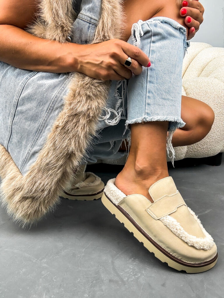 Meleg velúr papucs PAISLEY - next