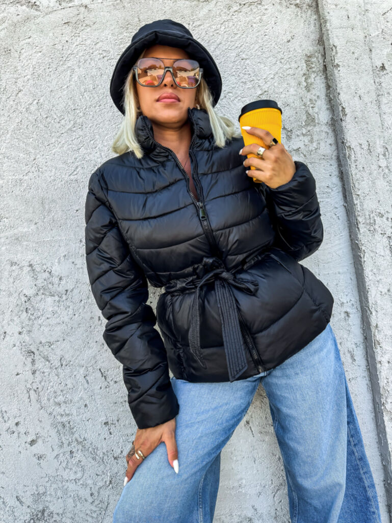 Steppelt átmeneti kabát övvel JENNIFER - next