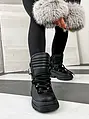 Bélelt fűzős bokcsizma NAILAH