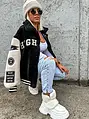 College stílusú teddy bomber dzseki ILIANA