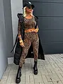 Leopárdmintás sportos szett MAKENA