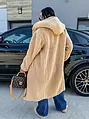 Kapucnis Teddy-kabát