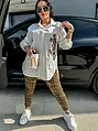Nyomtatott mintás hosszú oversized ing MAERA