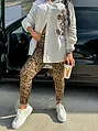 Nyomtatott mintás hosszú oversized ing MAERA