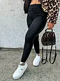 Bélelt leopárdmintás leggings 