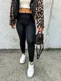 Bélelt leopárdmintás leggings 