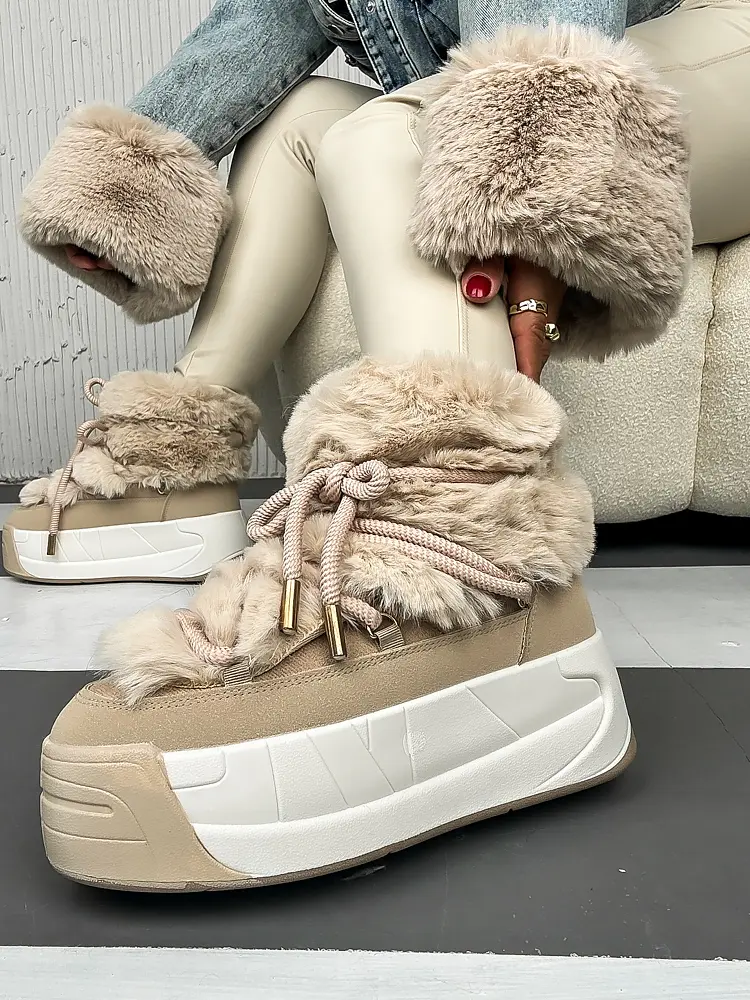 Bélelt platformos cipő MIRIAM