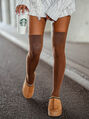 Női térd feletti zokni JADE