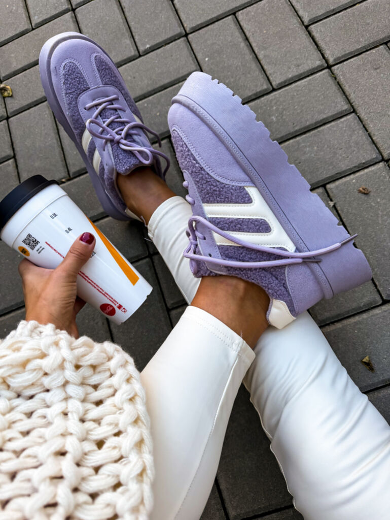 Platformos teddy sportcipő BELLINA - next