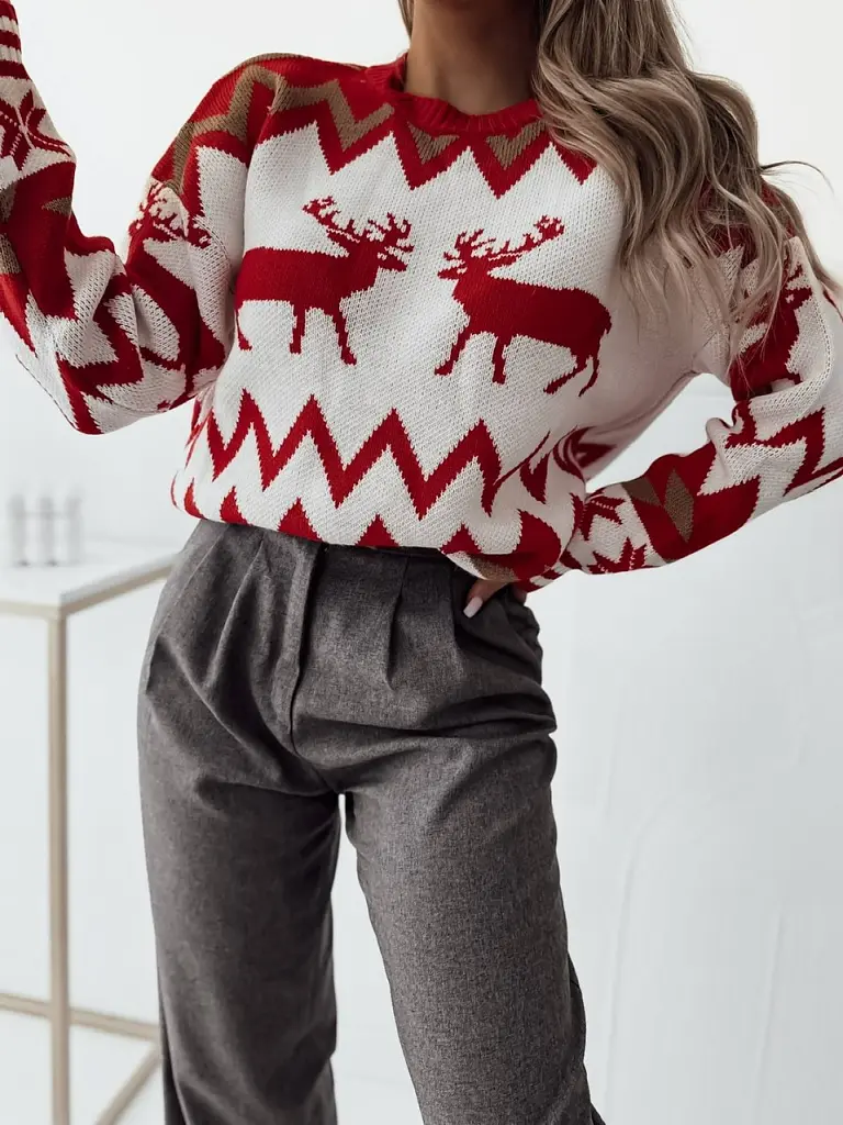 Női karácsonyi pulóver LORENA