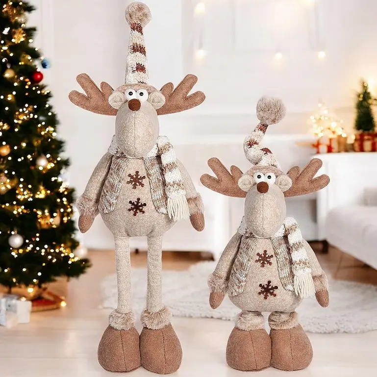 Karácsonyi rénszarvas kihúzható lábakkal - next
