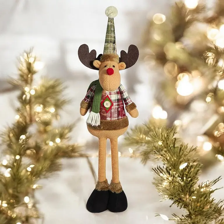 Karácsonyi rénszarvas kihúzható lábakkal - next