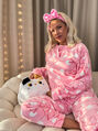 Női plüss pizsama RIBBON