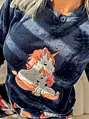 Plüss női pizsama UNICORN