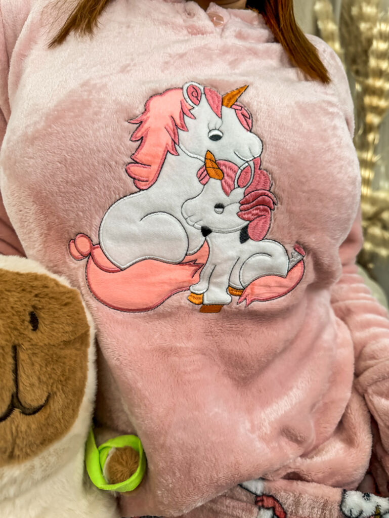 Plüss női pizsama UNICORN - next