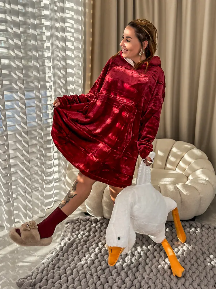 Plüss női köntös SIMONA