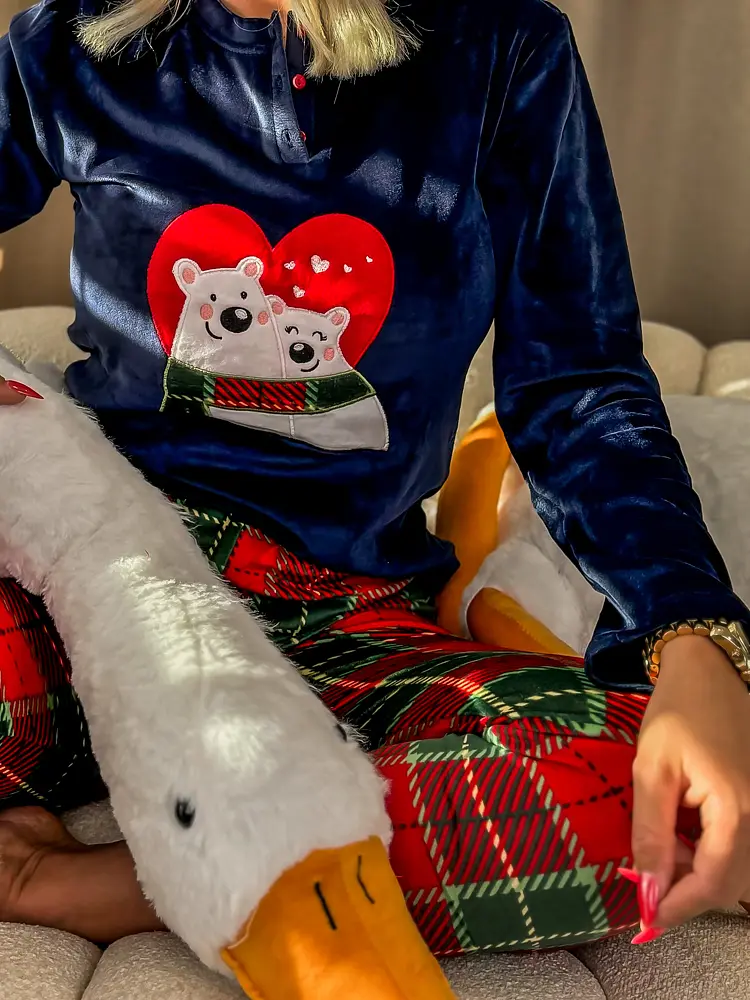 Plüss női pizsama POLAR BEAR - next