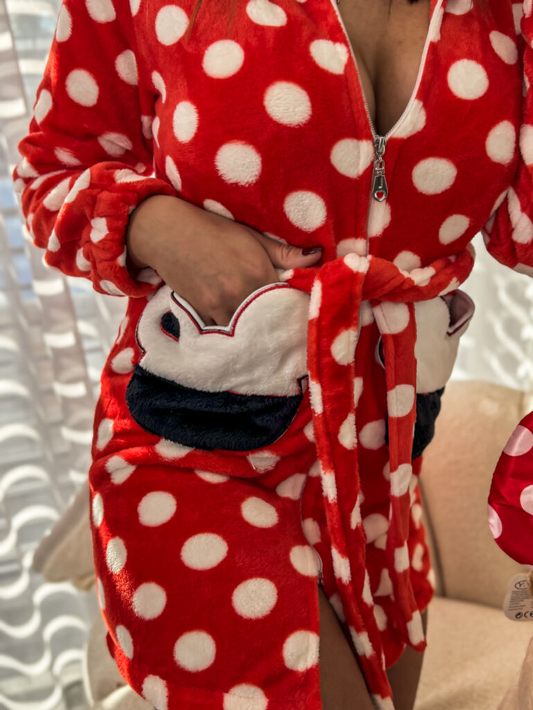 Női plüss köntös MINNIE - next