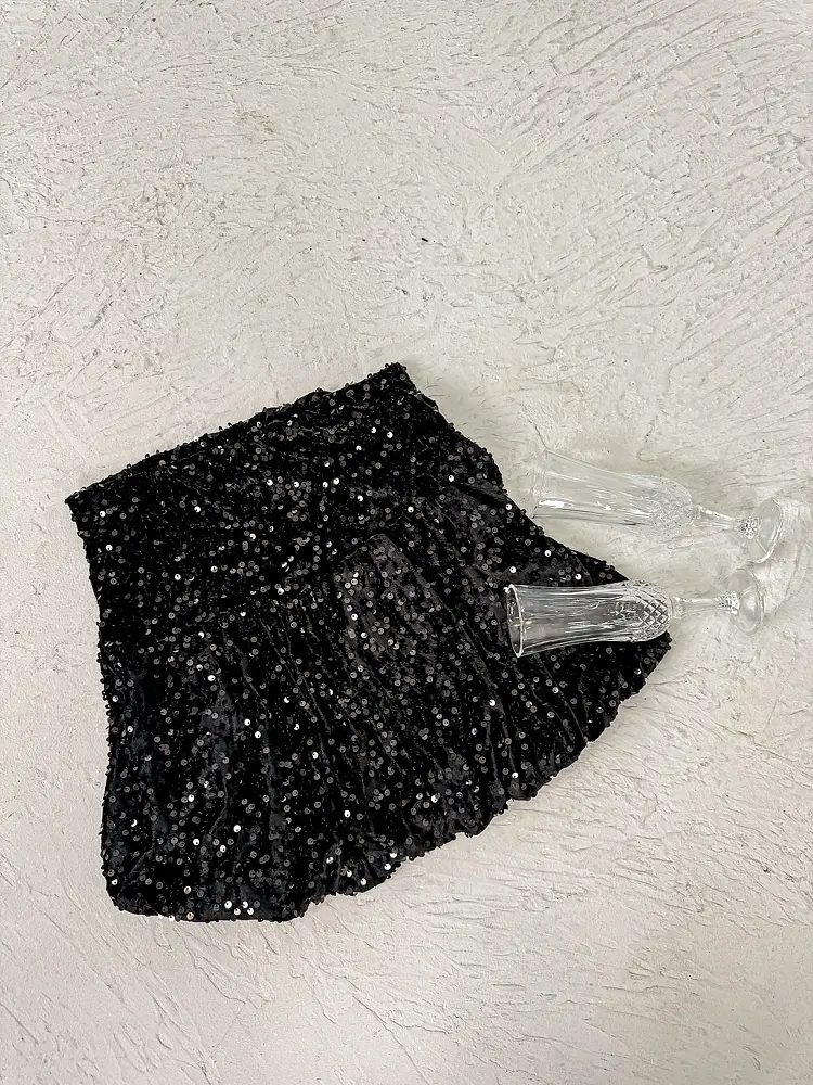 Flitteres bársony ballon szoknya BRANDY - next