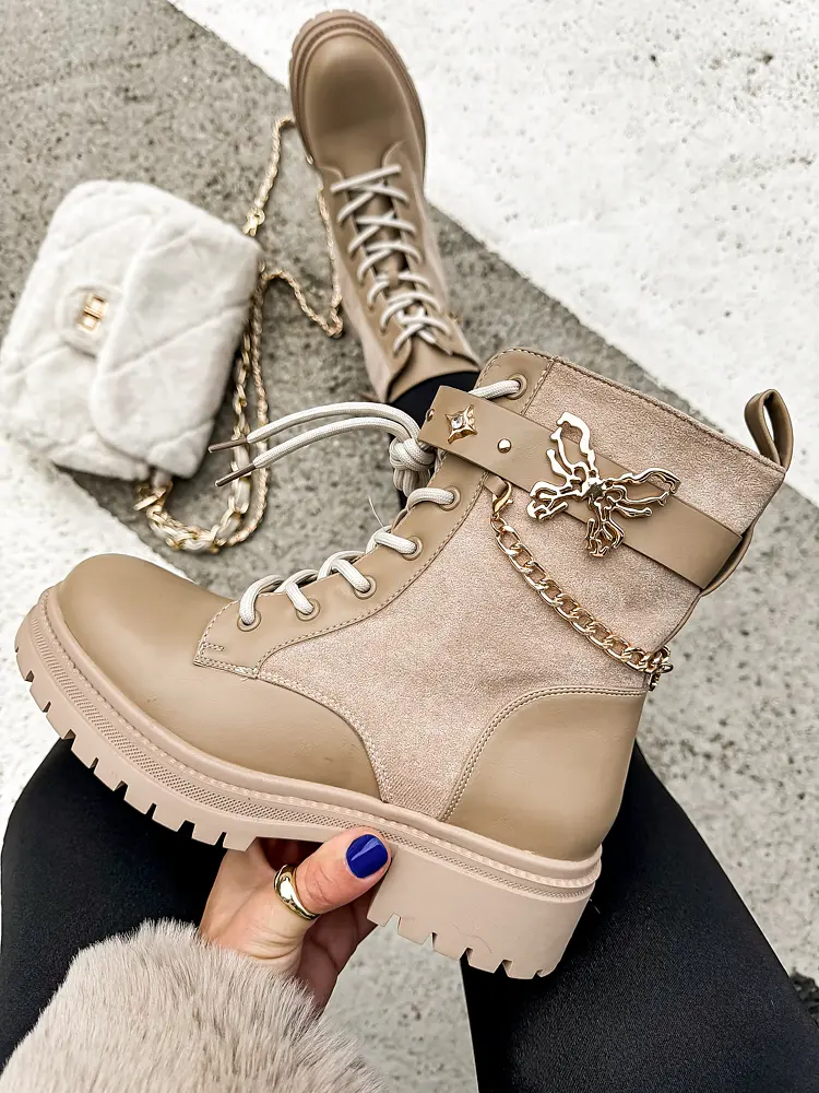 Fűzős bokacsizma HADLEY