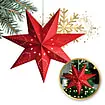 Nagy karácsonyi papírcsillag 3D - 45 cm