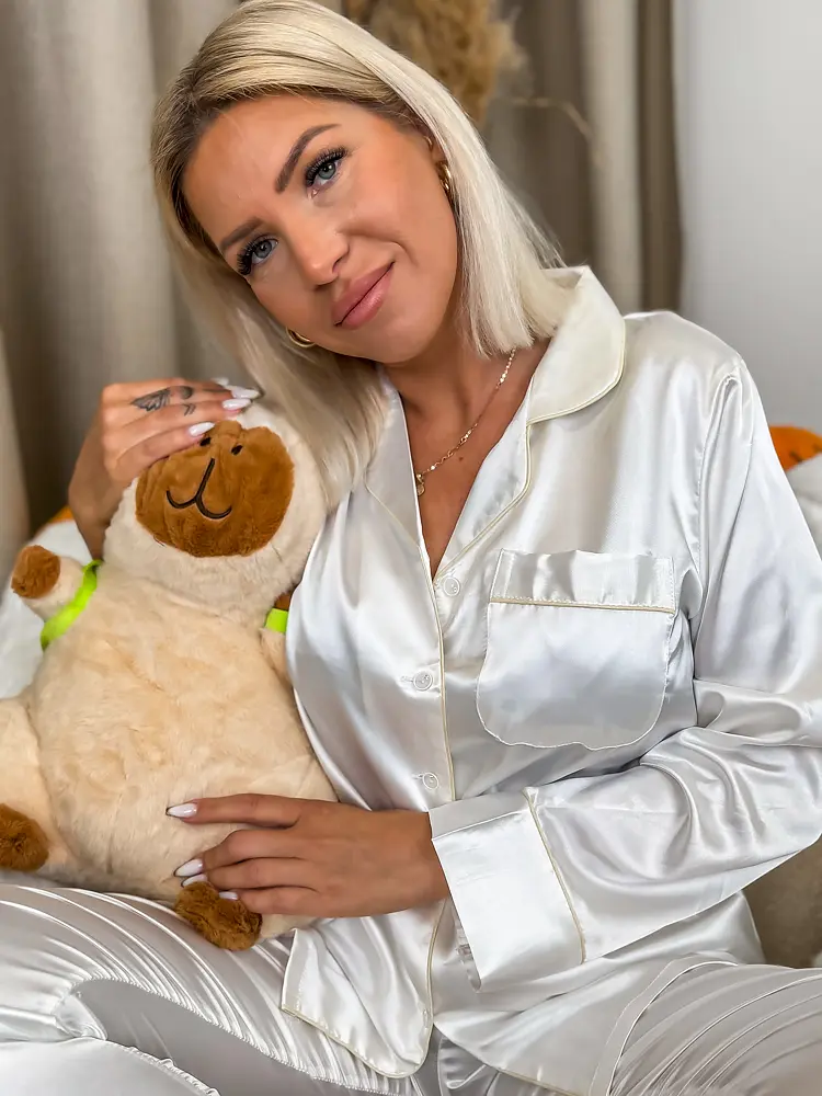 Női szatén pizsama MONITA