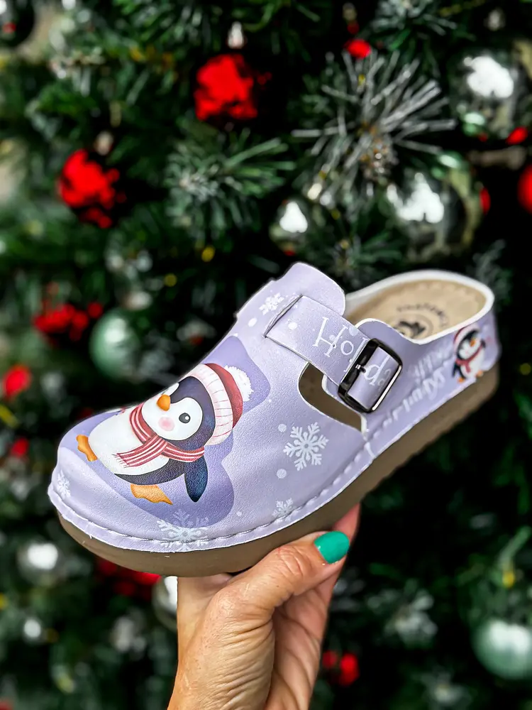 Mintás egészségügyi papucs PINGUINE