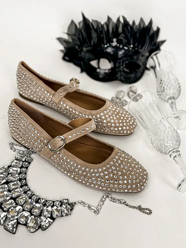 Balerina cipő ezüst színű díszekkel ZOLA - next