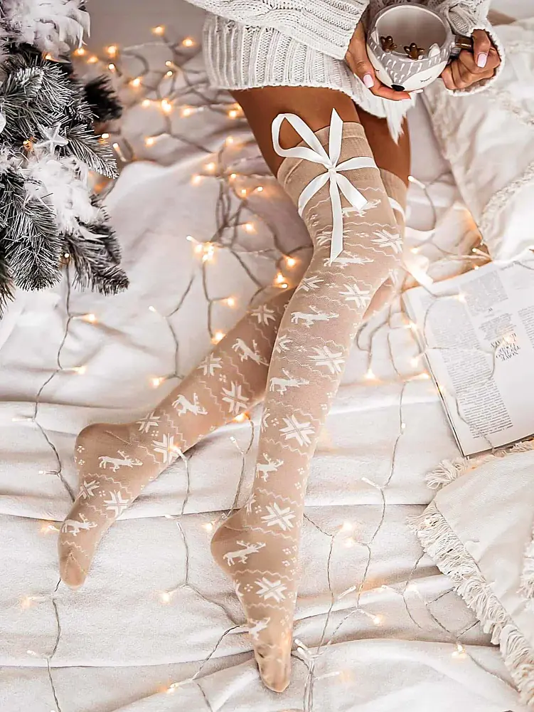 Női karácsonyi zokni NORGE