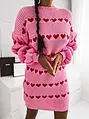 Szívecskés kötött ruha CALYNN