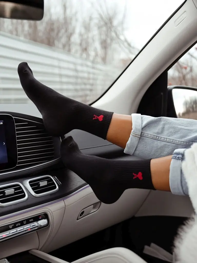 Fekete női zokni ACE