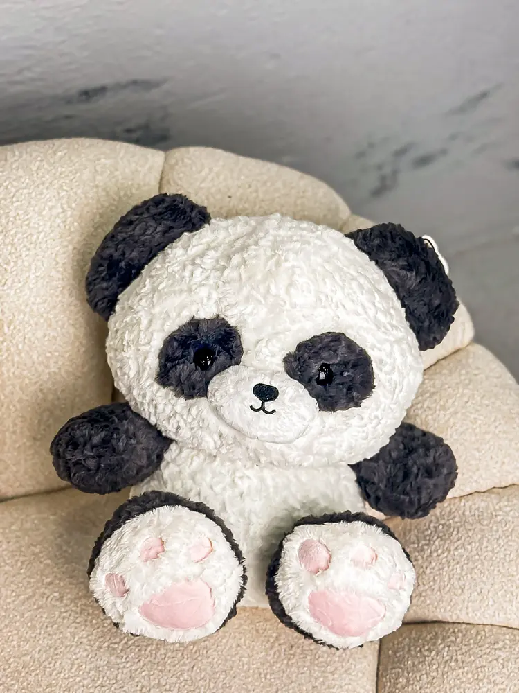 Plüss játék 2in1 (panda/nyuszi) - 37 cm - next