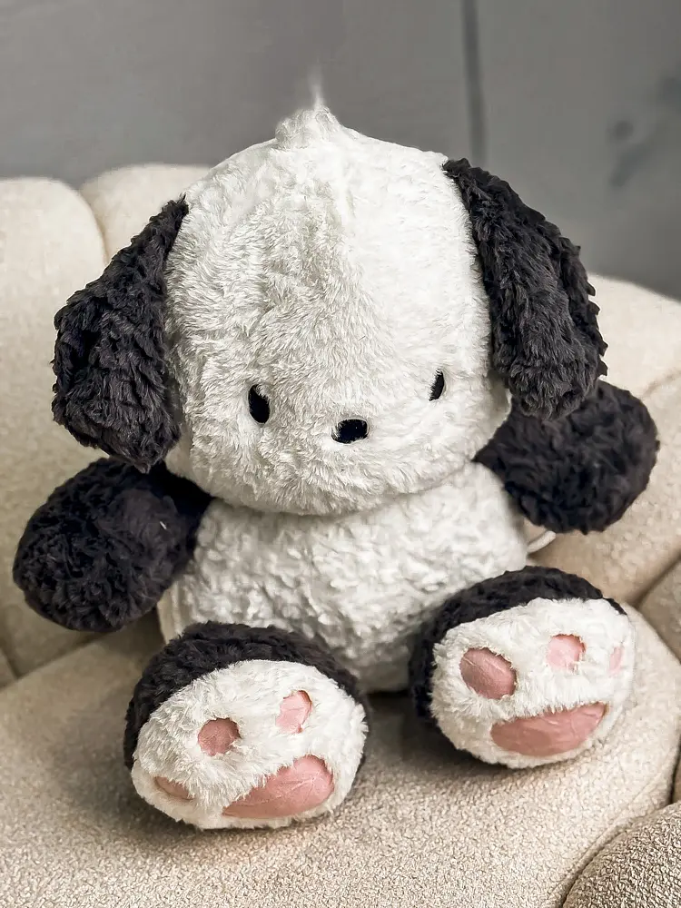 Plüss játék 2in1 (panda/nyuszi) - 37 cm