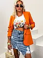 Narancssárga női zakó LILLA