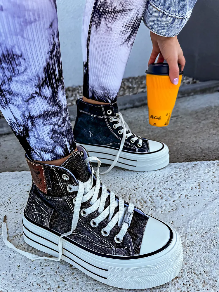 Magasszárú platformos sportcipő SHELIA