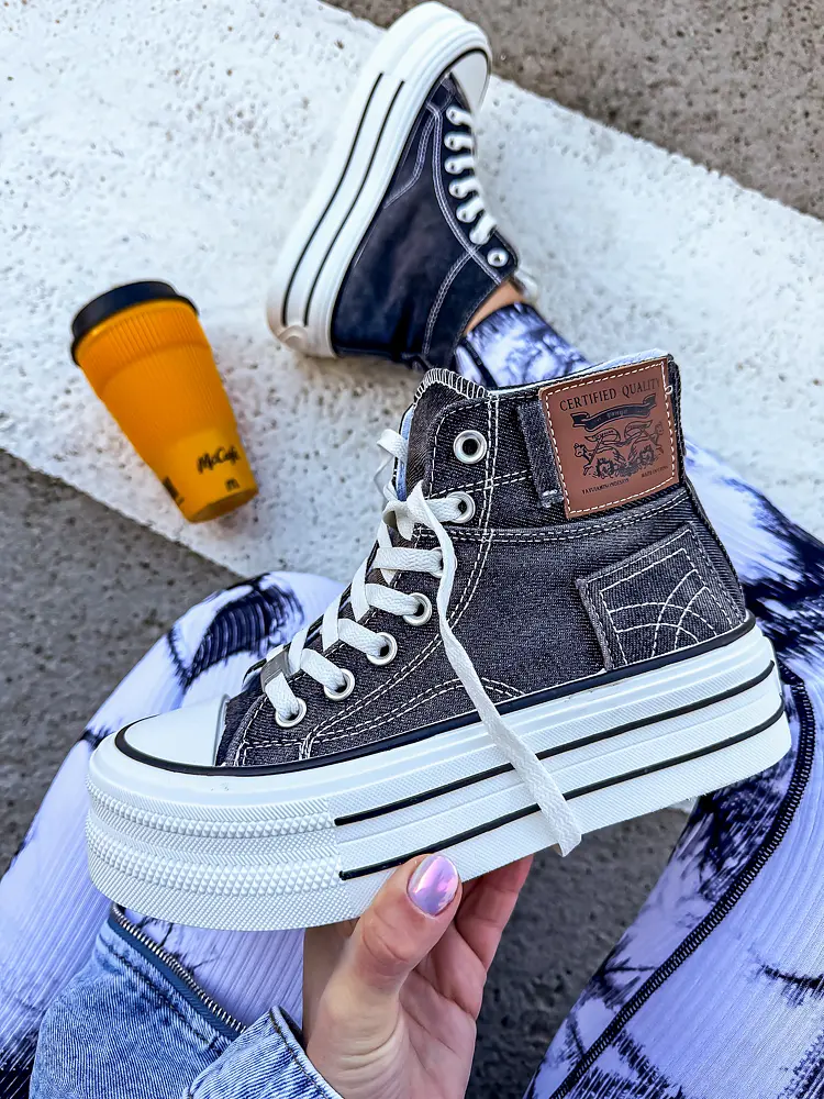 Magasszárú platformos sportcipő SHELIA - next