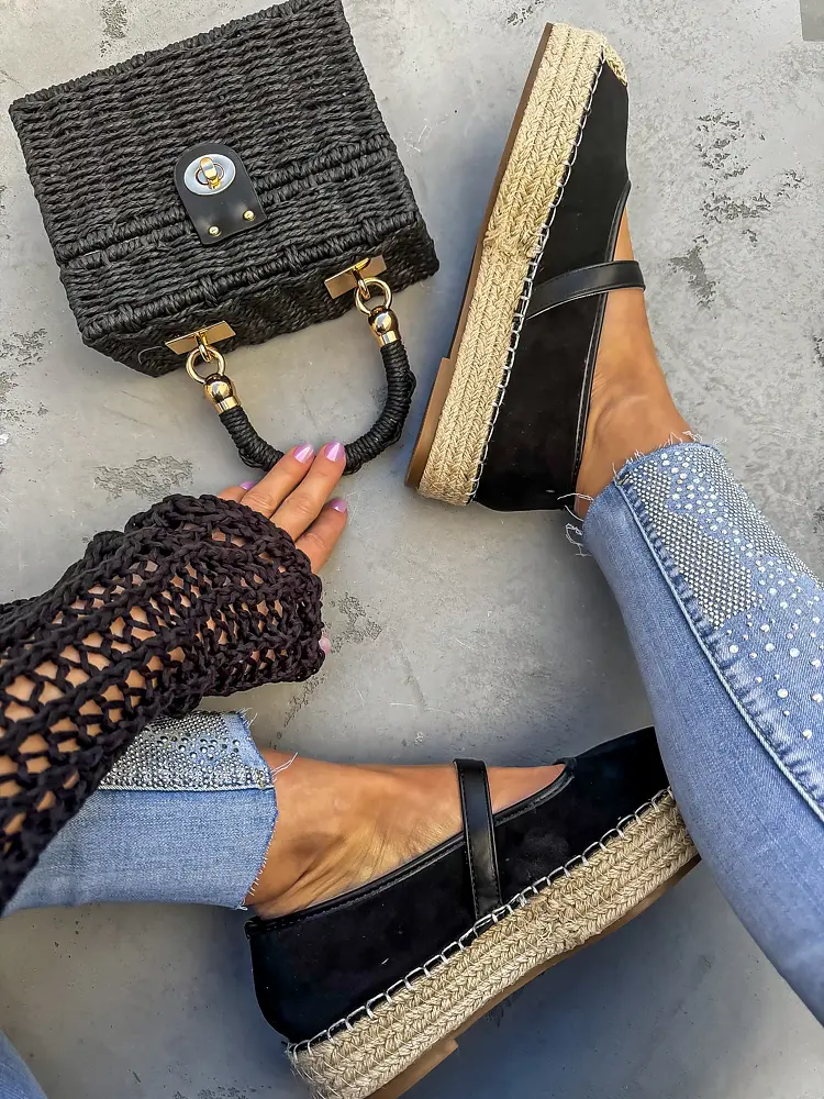 Fekete espadrille szandál MAPIYA - next