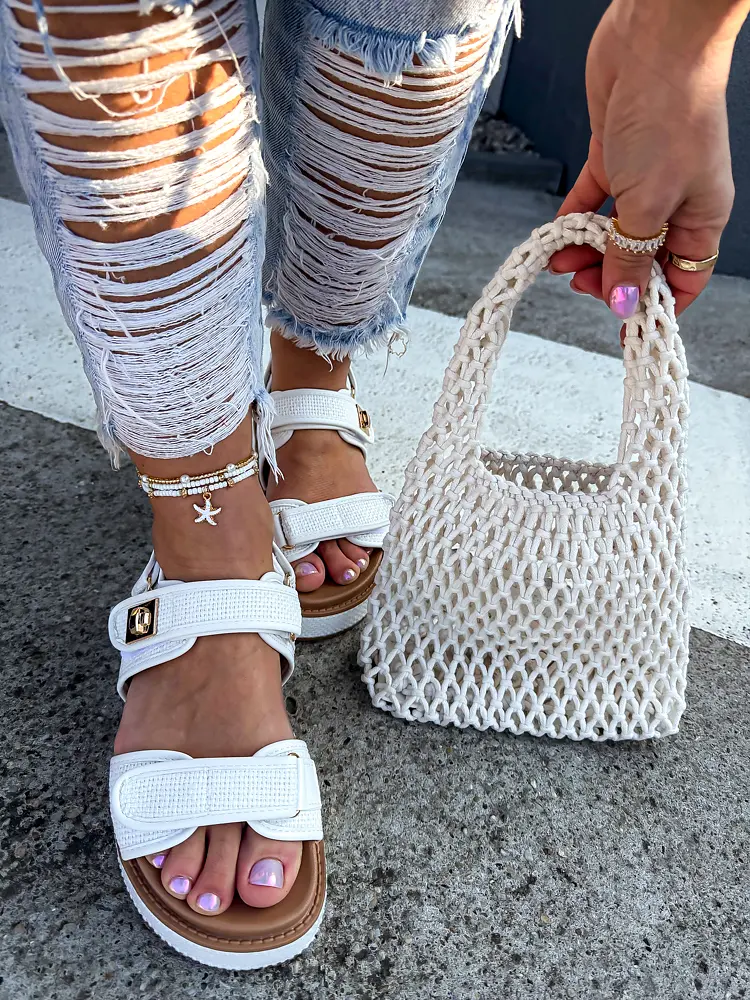 Fehér makramé táska ALEISHA - next