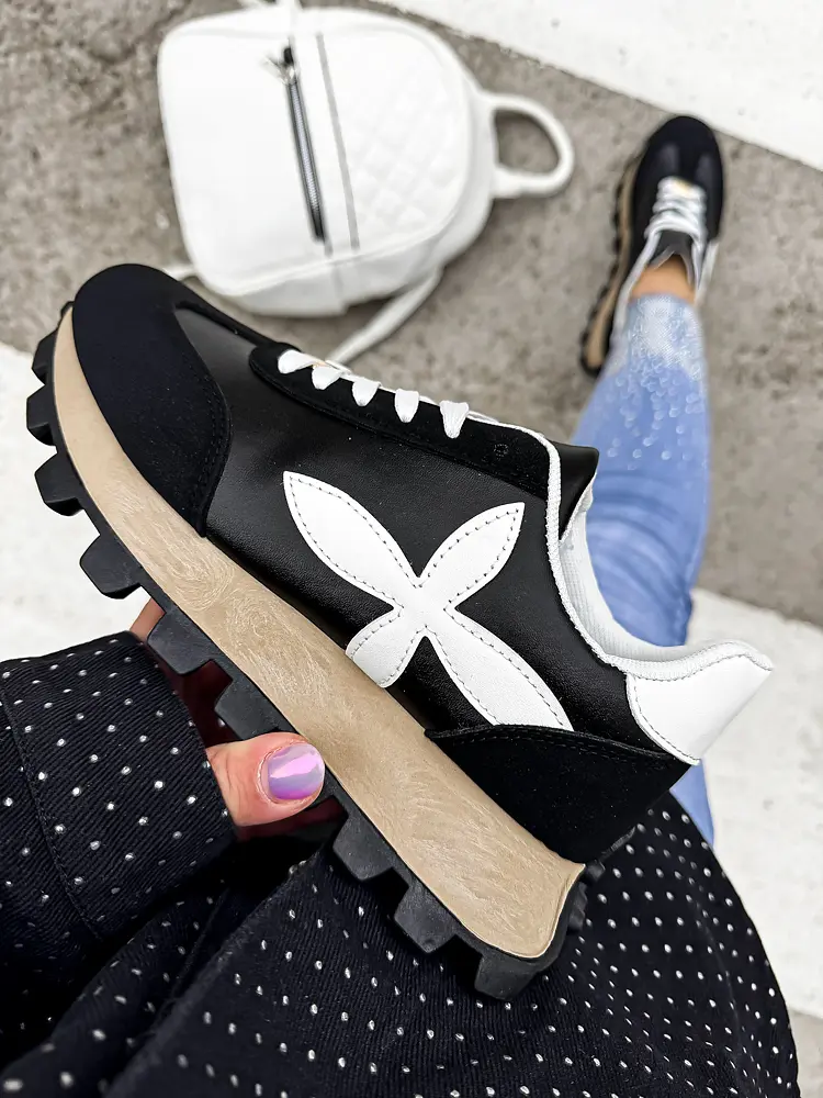 Női sportcipő arany színű dísszel JILIAN