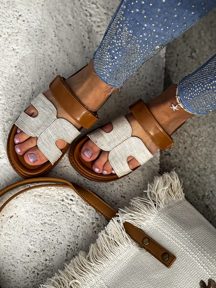 Bézs női papucs NEPTUNE - next