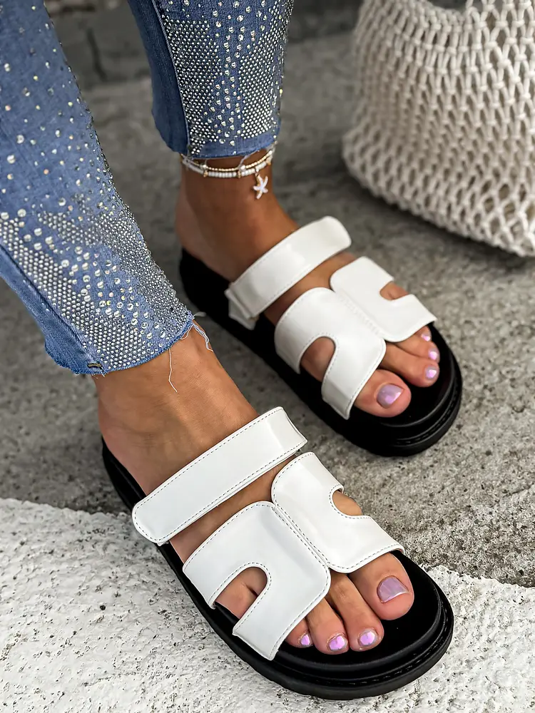 Fehér női papucs NEPTUNE