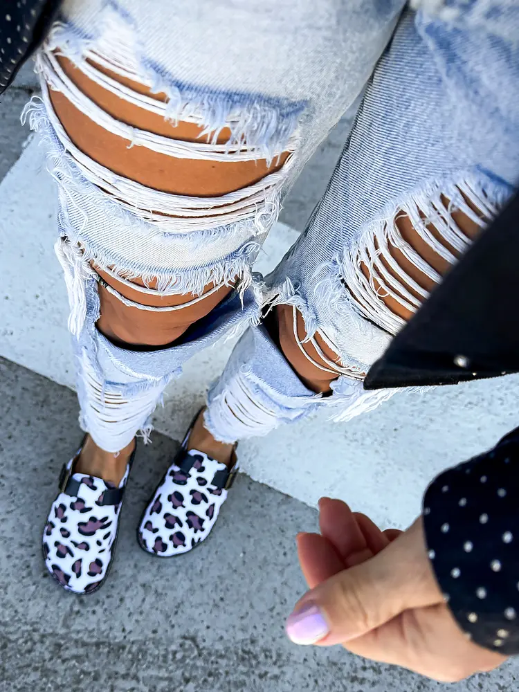 Mintás papucs PERDY - next