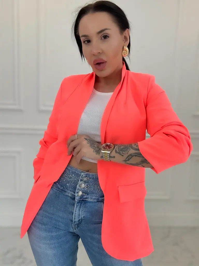 Neon narancs női zakó LILLA