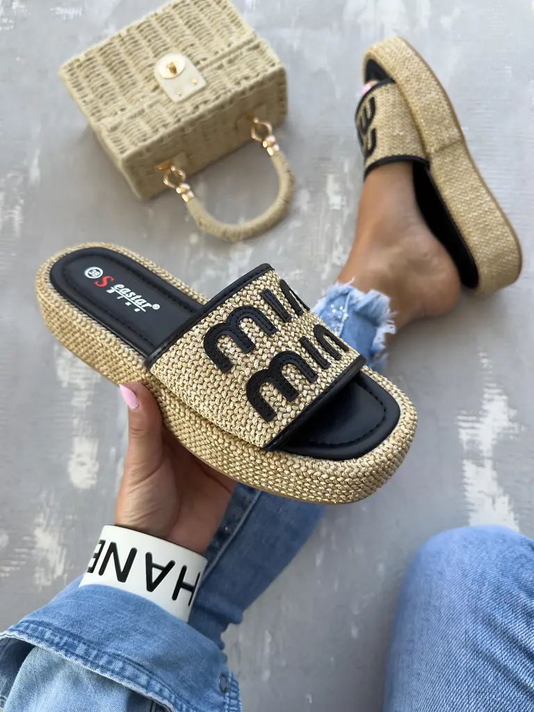 Mintás női papucs BIARA