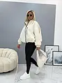 Átmeneti krémszínű bomber bunda MAYAH