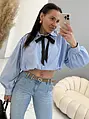 Elegáns női crop top blúz SERINA