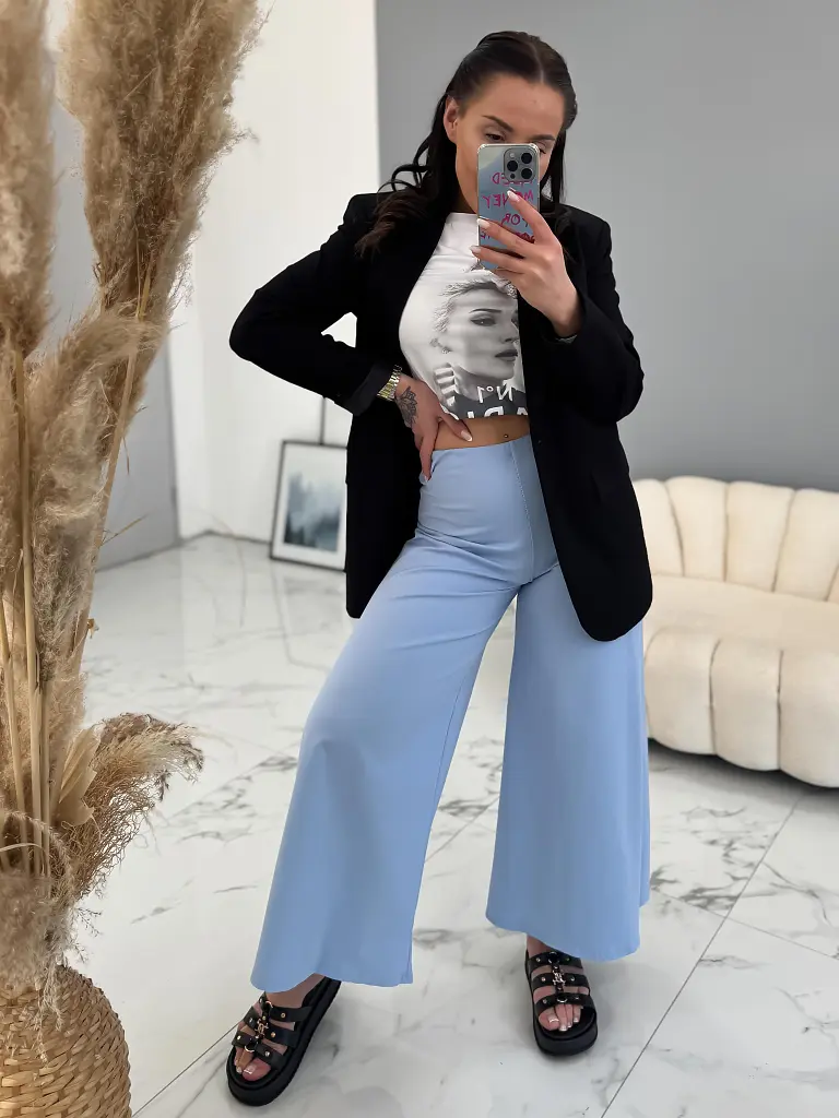 Gumis derekú palazzo nadrág ANDIRA