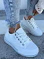 Fehér csipkés sportcipő MEGHAN