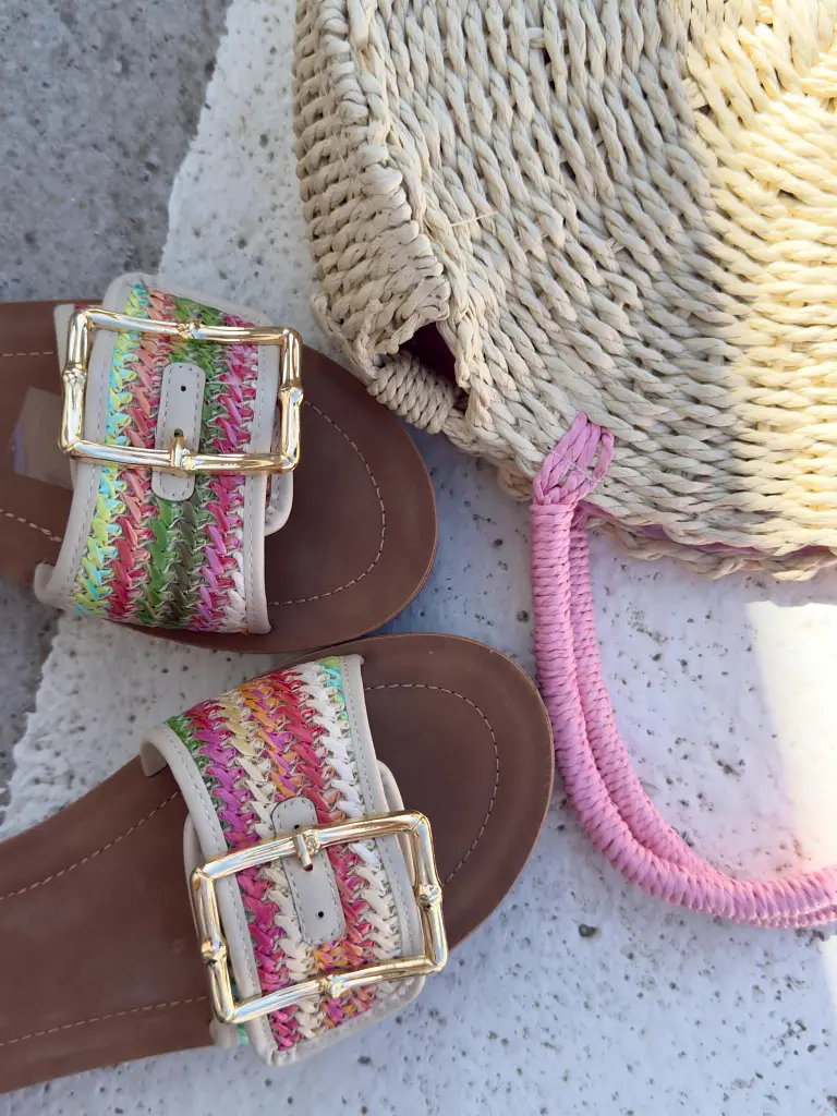 Színes női papucs PAULA - next