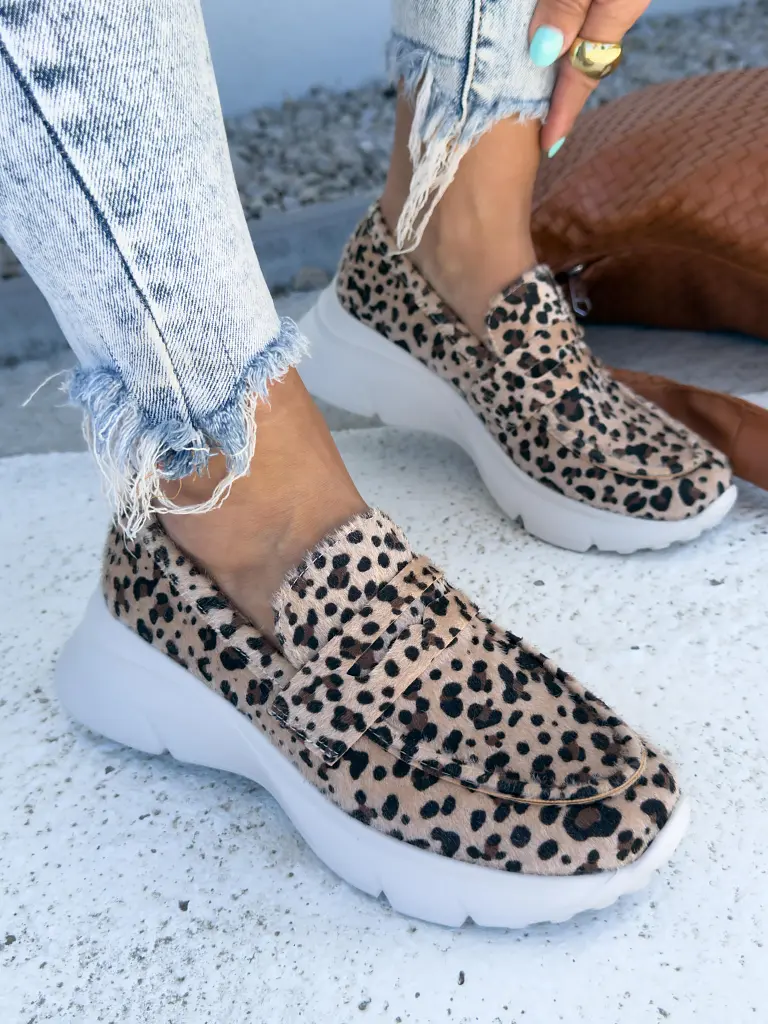 Leopárdmintás női cipő MEDILA